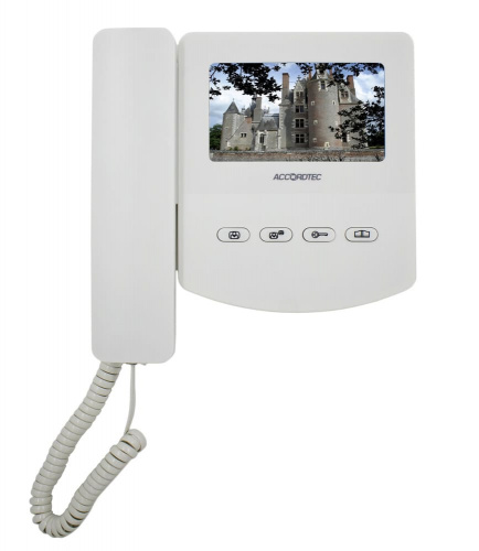 Абонентский монитор AccordTec AT-VD433C WH Абонентский монитор AccordTec AT-VD433C WH